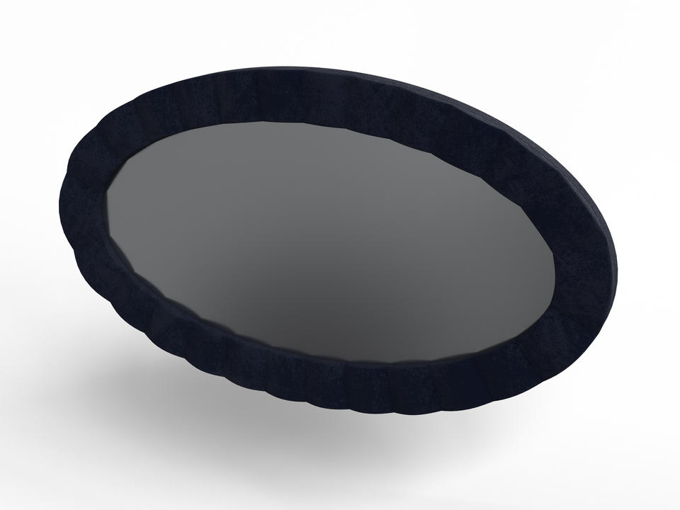 Зеркало Verda настенное Classic Ткань Микровелюр Laska 32 Синий кит Verda 119x5 22740₽